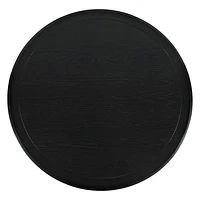 Nash 50" Round Dining Table Black