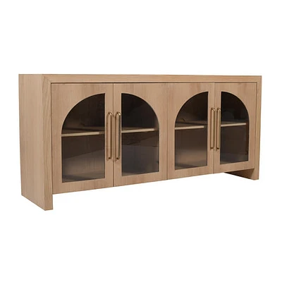 Archimedes 60" Console in Natural Oak