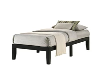 LOCHLAN TWIN PLATFORM BED FRAME - BLACK