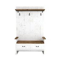 Provence Hall Bench 2 Drawer