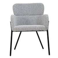 Ethan Boucle' Dining Chair Grey