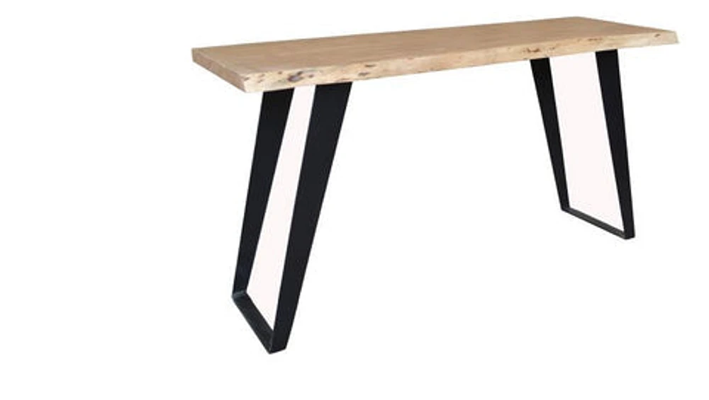 FLOOR MODEL Yuki Live Edge Console Table