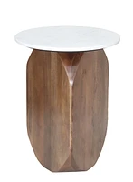 ARITIS SIDE TABLE WITH MARBLE TOP