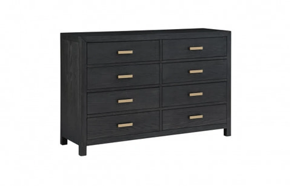 Fresno 60" 8-Drawer Dresser -Charcoal