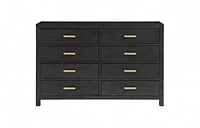 Fresno 60" 8-Drawer Dresser -Charcoal