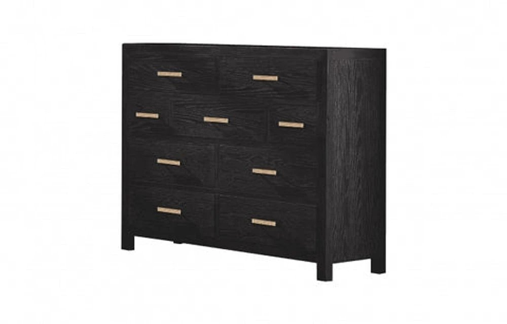 Fresno 50" 9-Drawer Dresser -Charcoal