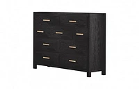 Fresno 50" 9-Drawer Dresser -Charcoal