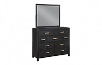 Fresno 50" 9-Drawer Dresser -Charcoal