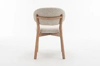 Milena Natural Oak Dining Chair - Beige