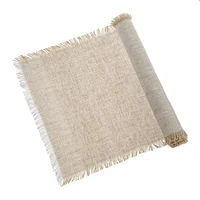 Chambray Fringe Table Runner