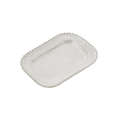 Hobnail Rectangular Plate L