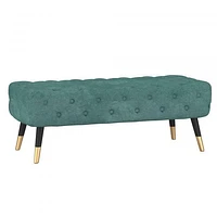 FLOOR MODEL Meryl Bench in Aqua