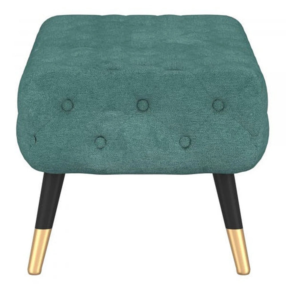 FLOOR MODEL Meryl Bench in Aqua