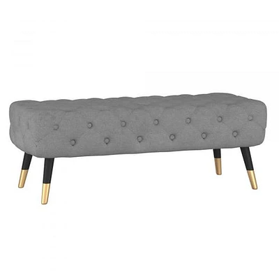 FLOOR MODEL Meryl Bench in Grey