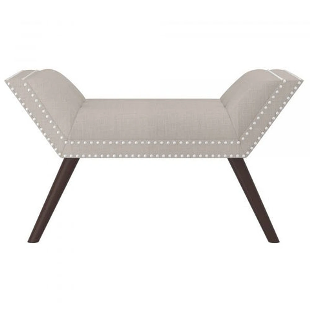 FLOOR MODEL Lana Bench in Beige