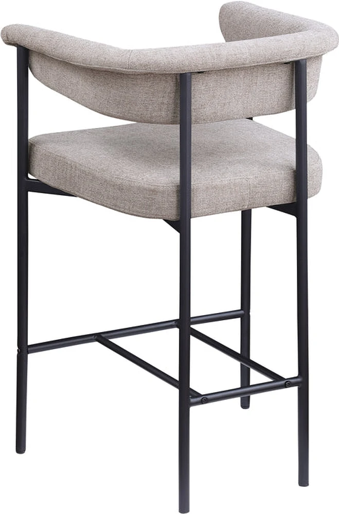 KOPLE COUNTER STOOL- TAUPE