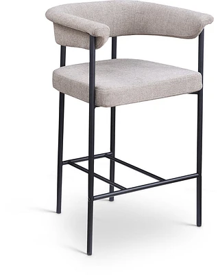 KOPLE COUNTER STOOL- TAUPE