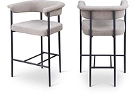 KOPLE COUNTER STOOL- TAUPE