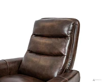 FLOOR MODEL Murphy Leather Gel Manual Reclining Chair - Dark Grey