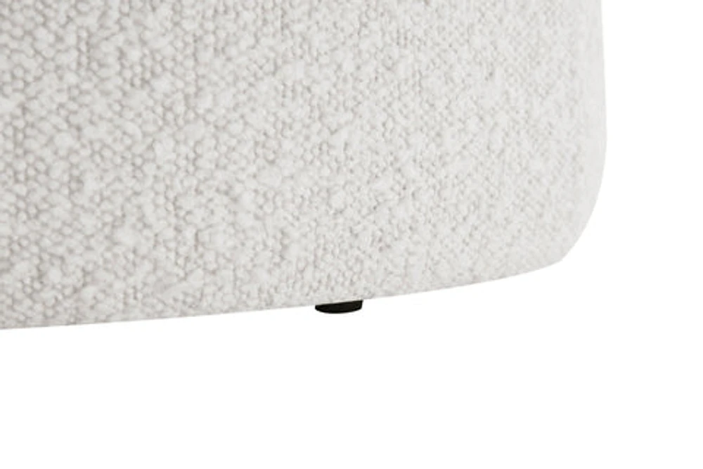 Audo Stool - White Boucle