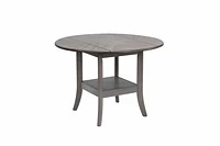 Mindy Veneer Drop Leaf Leg Dining Table