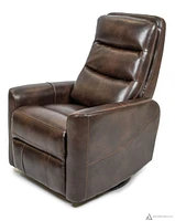 FLOOR MODEL Murphy Leather Gel Manual Reclining Chair - Dark Grey