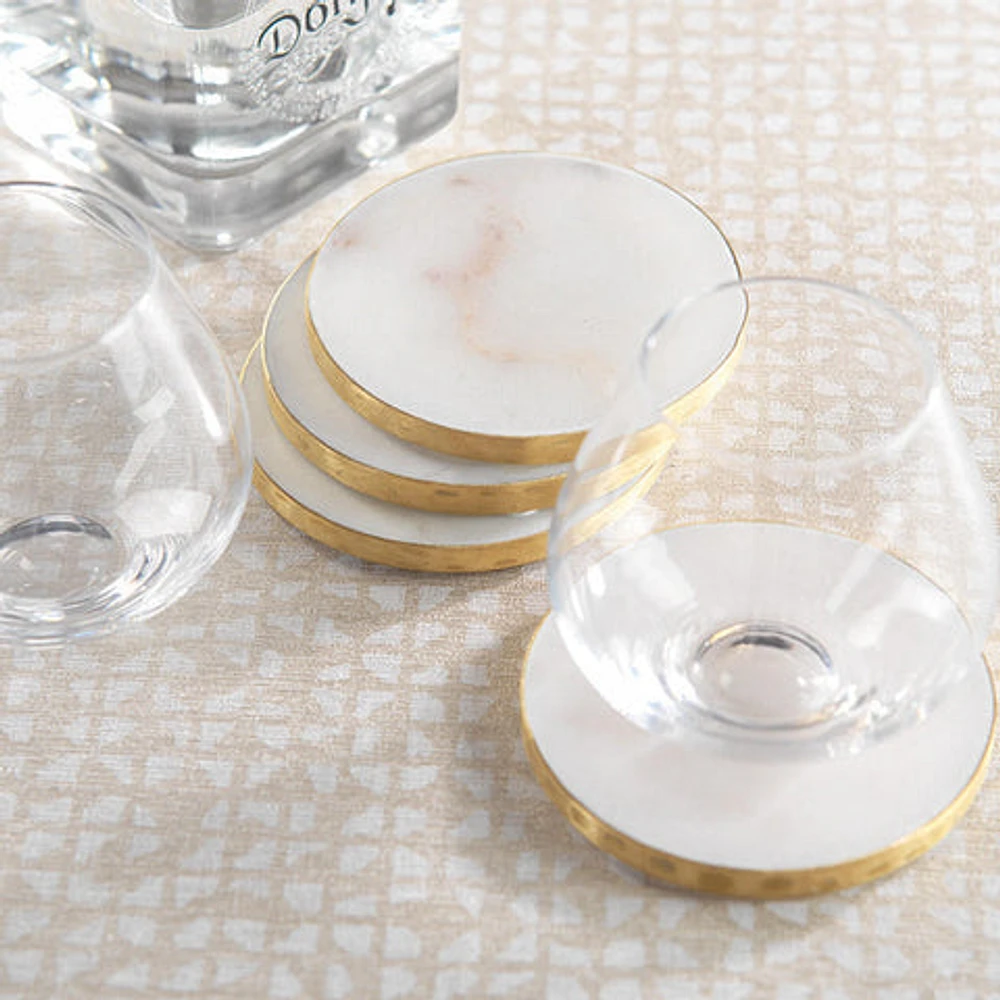 Marmo Marble Round 4" Coasters