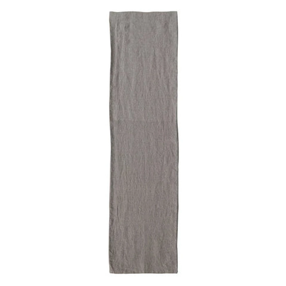 Stonewashed Linen Table Runner - Natural