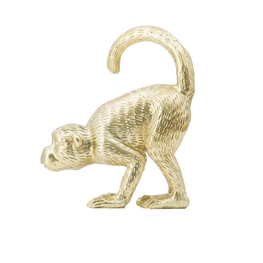 Gold Monkey Bookends - Set of 2