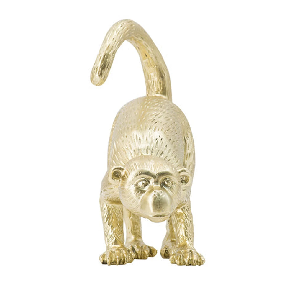 Gold Monkey Bookends - Set of 2