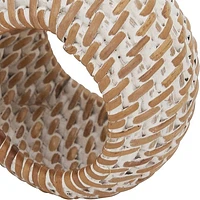 Woven Rattan Napkin Rings (Set of 4)