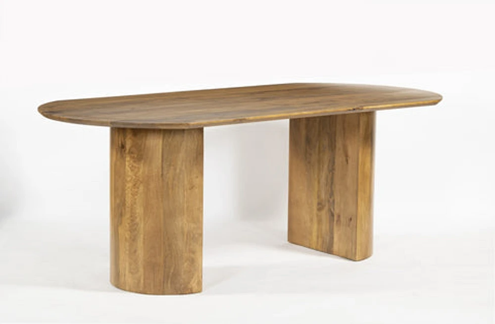 Romulus Solid Wooden Dining Table - Mango