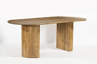 Romulus Solid Wooden Dining Table - Mango