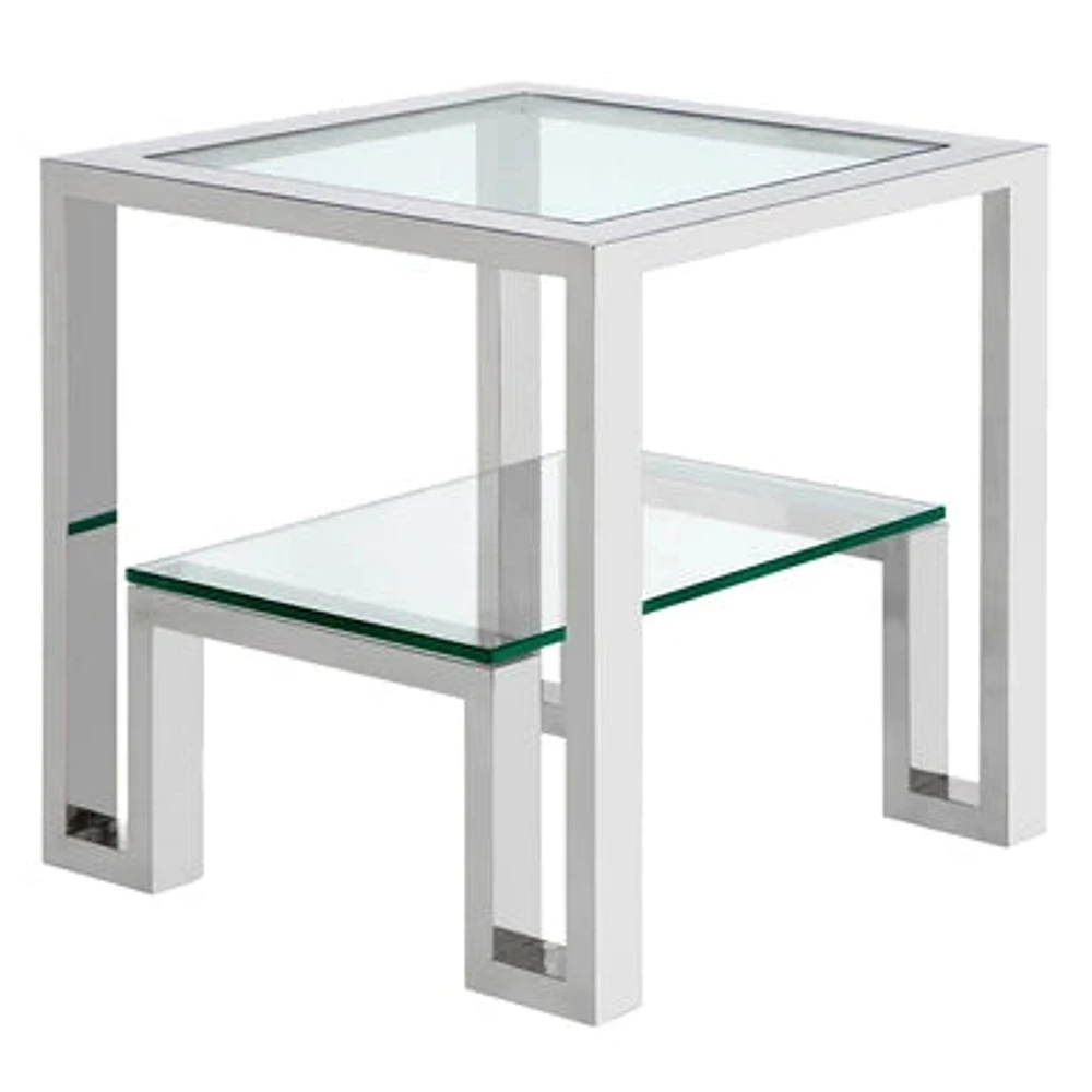 FLOOR MODEL Duplicity end table