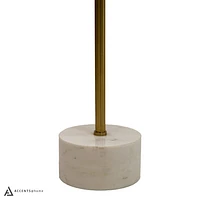 SELAH SIDE TABLE WITH GOLD TOP / MARBLE BASE