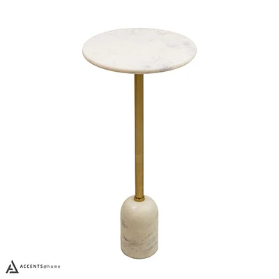 WEDDEL MARBLE DRINK TABLE