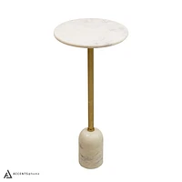 WEDDEL MARBLE DRINK TABLE