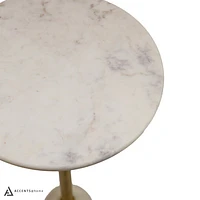 WEDDEL MARBLE DRINK TABLE