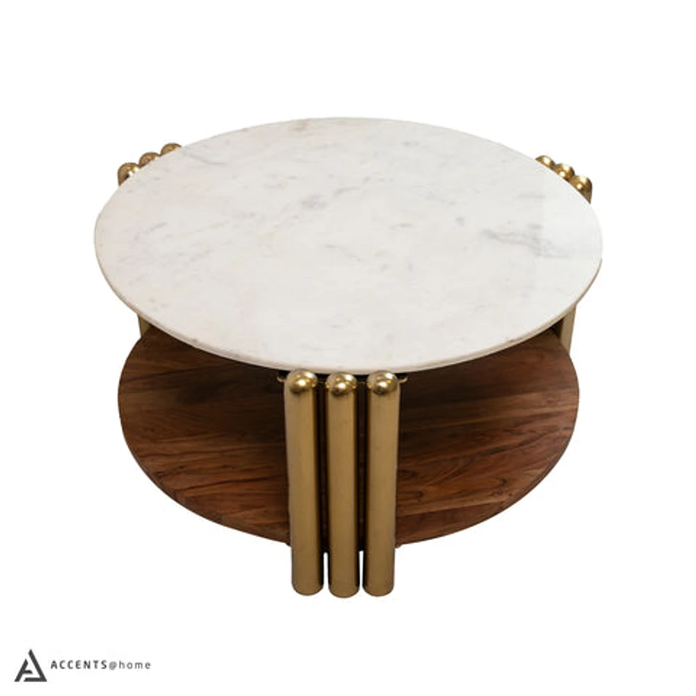 KAMBRY COFFE TABLE WITH MARBLE TOP