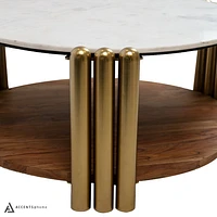 KAMBRY COFFE TABLE WITH MARBLE TOP