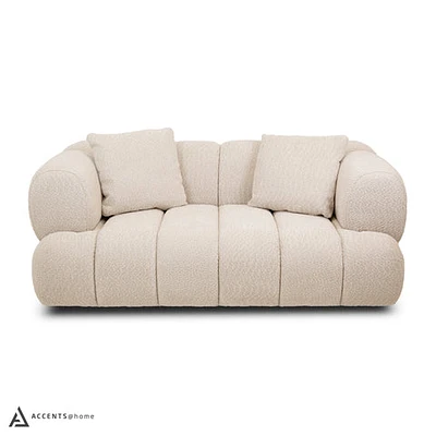 Adonis Loveseat w/2 Pillows - Camel