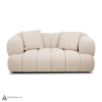 Adonis Loveseat w/2 Pillows - Camel