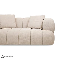 Adonis Loveseat w/2 Pillows - Camel