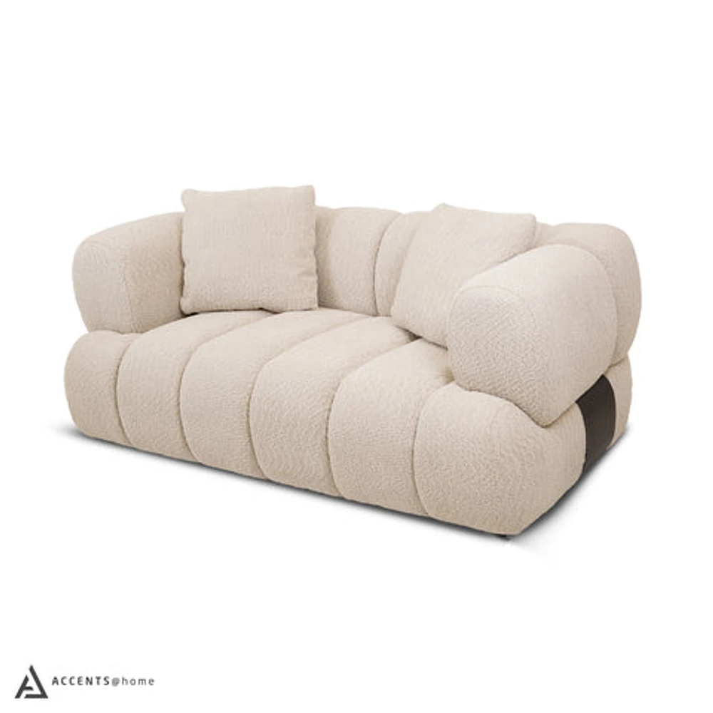 Adonis Loveseat w/2 Pillows - Camel
