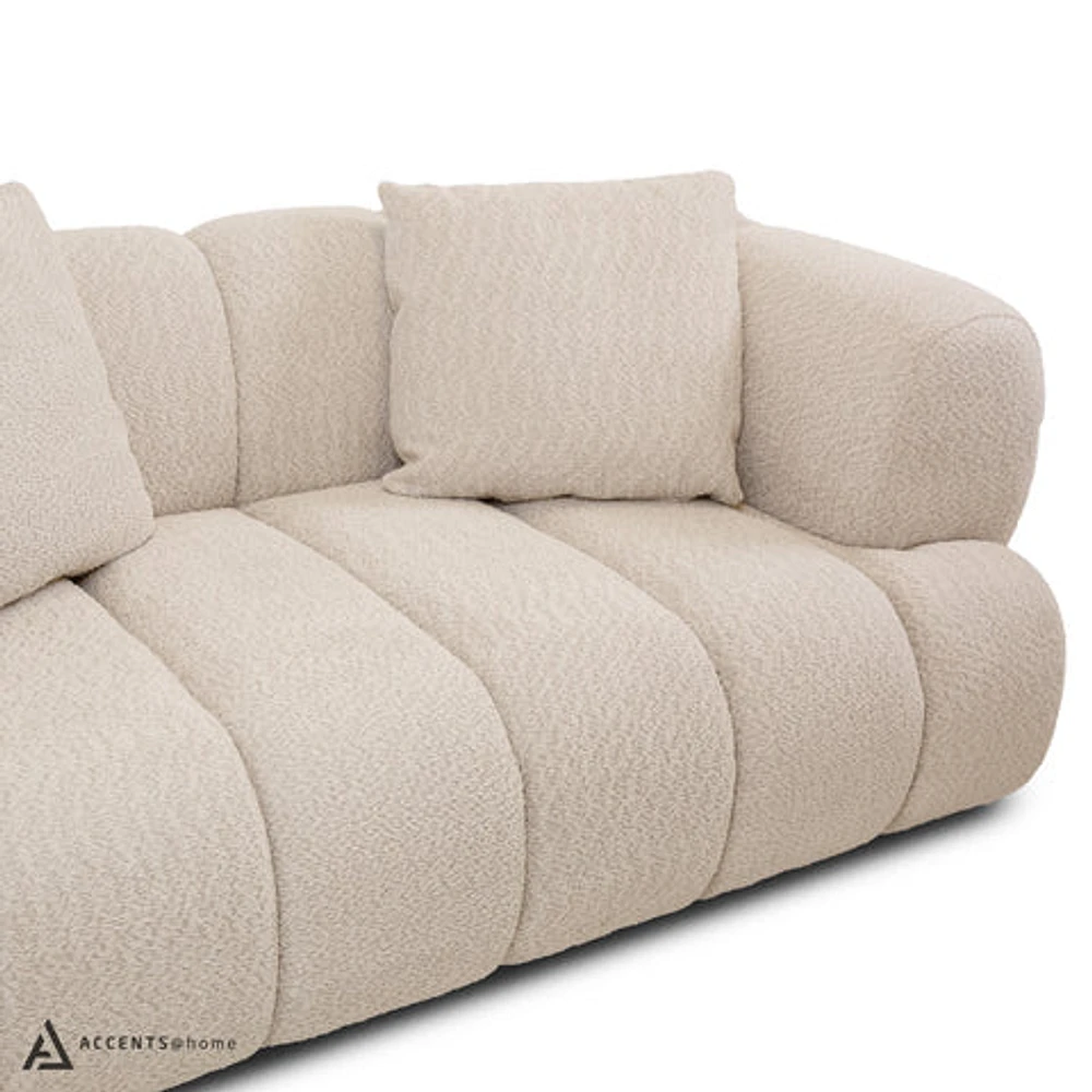 Adonis Loveseat w/2 Pillows - Camel
