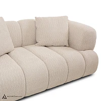 Adonis Loveseat w/2 Pillows - Camel