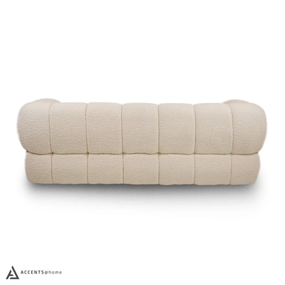 Adonis Sofa w/3 Pillows - Wooly Almond