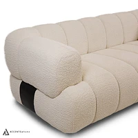 Adonis Sofa w/3 Pillows - Wooly Almond