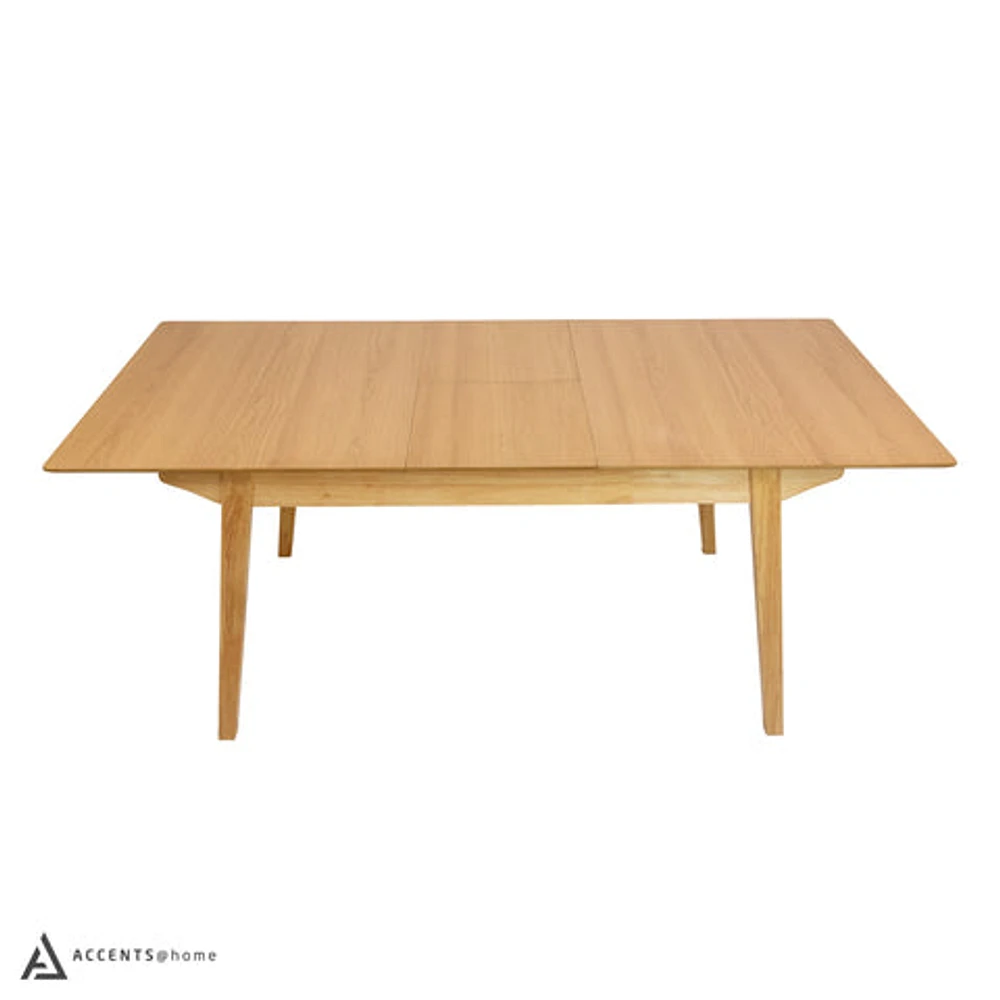 Aldus Extendable Wooden Dining Table - Natural Oak Finish