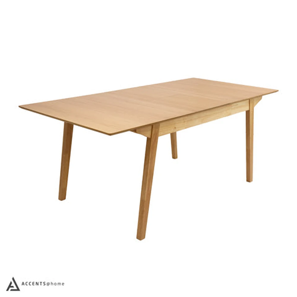 Aldus Extendable Wooden Dining Table - Natural Oak Finish